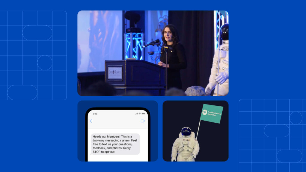 Image for 5 event texting lessons from the Franchise Brokers Association’s 400+ attendee conference