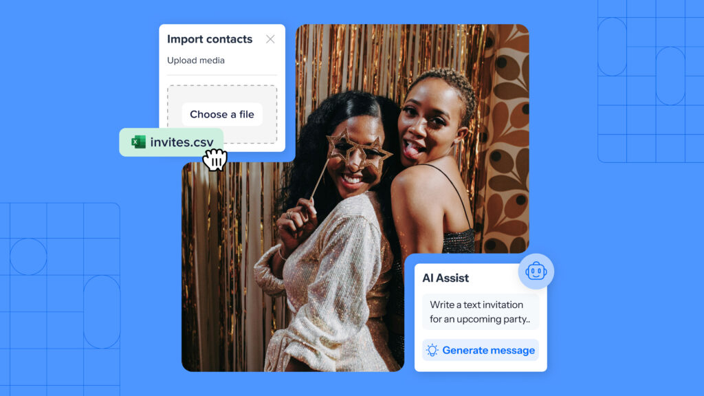 Image for How to send invites via text for your next event