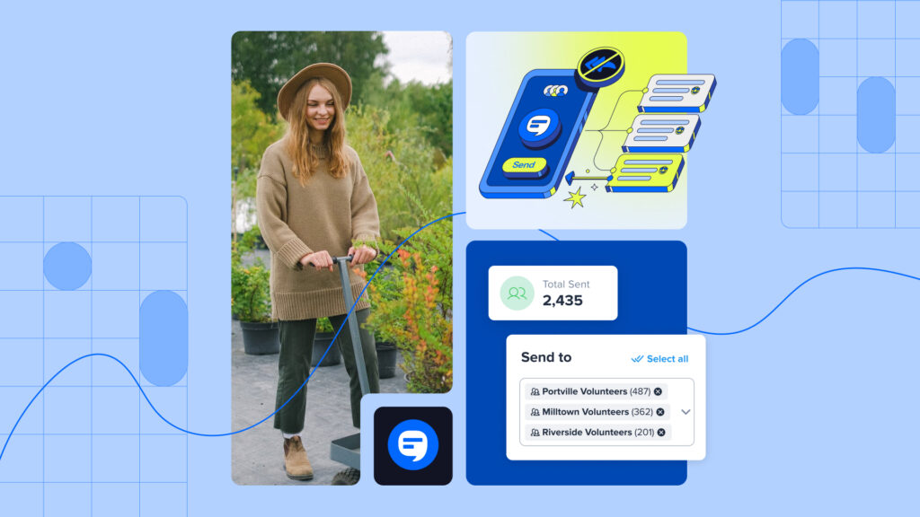 Image for One way group text messaging: The best group text app without reply all