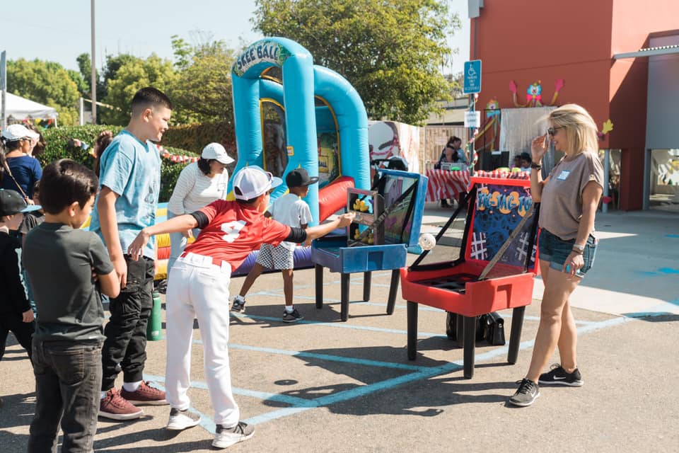 A back-to-school nonprofit event