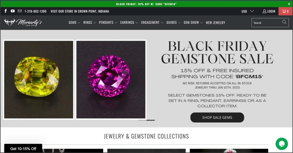 moriarty gem art homepage