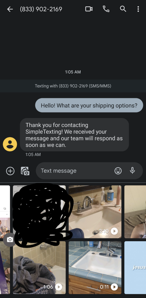 How to add a video to a text on Android