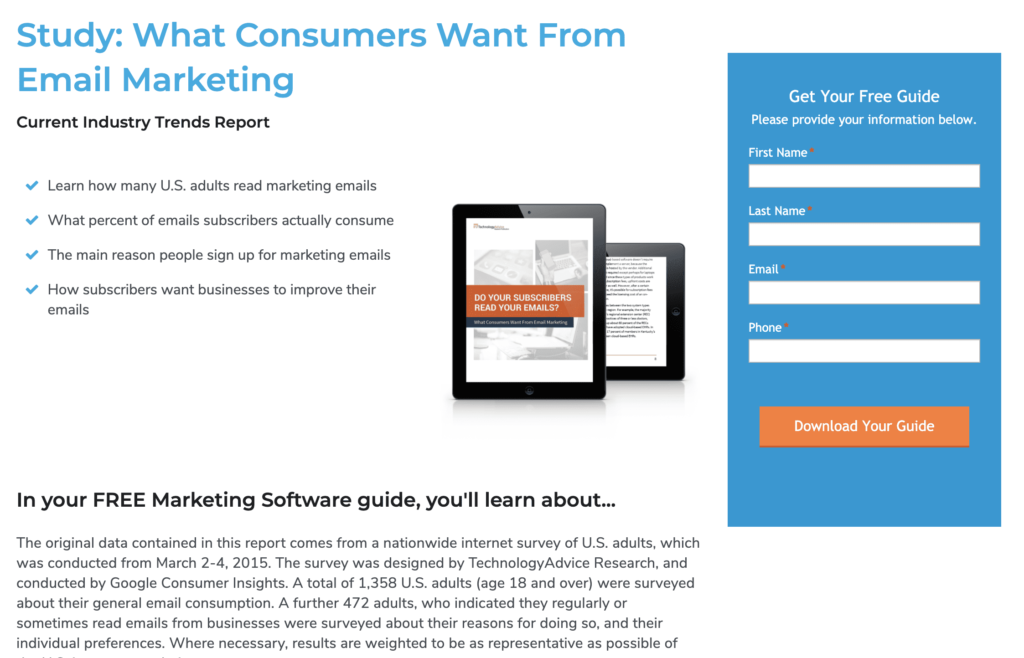 gated content opt in example
