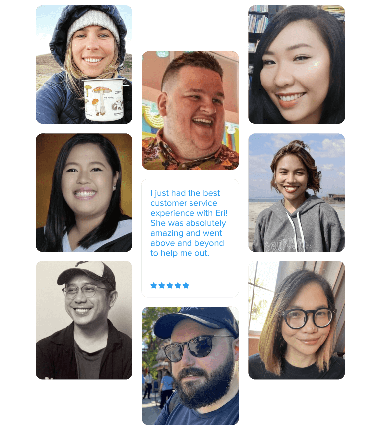 Photos of SimpleTexting support team