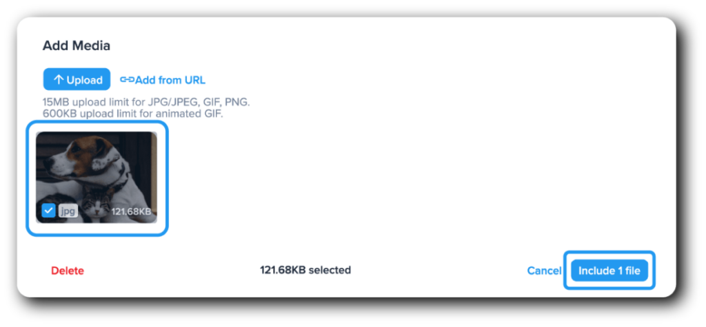 How to include your file to an MMS message