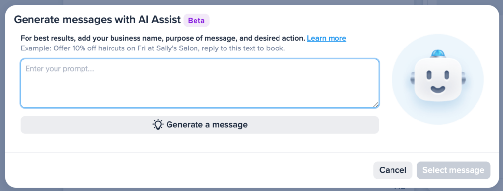 simpletexting ai assist tool