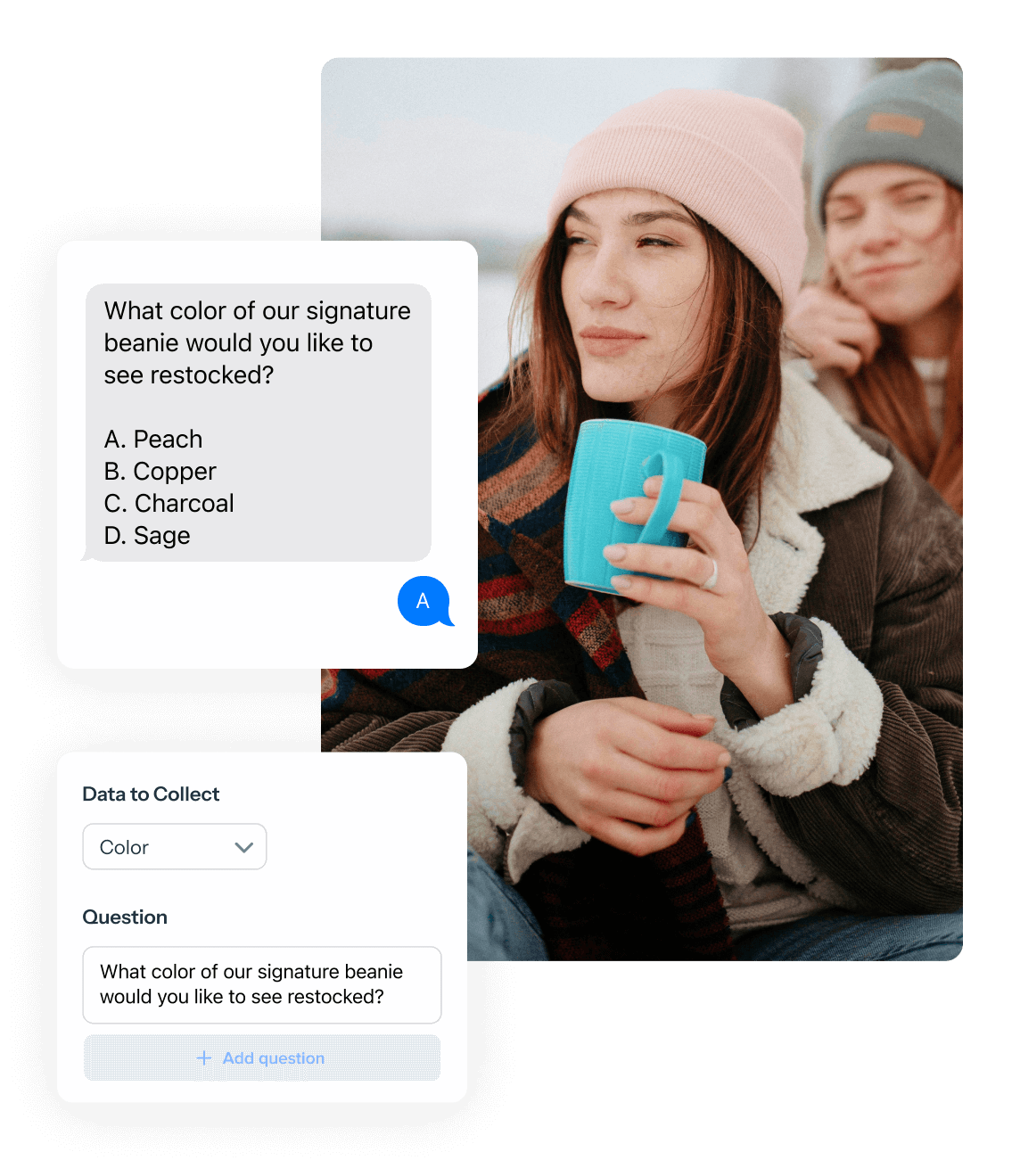 Grow your SMS list and gather votes