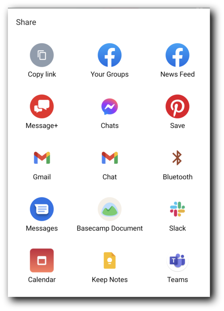 Navigating your share options on YouTube